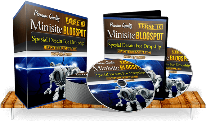minisite blogspot desain spesial for dropship